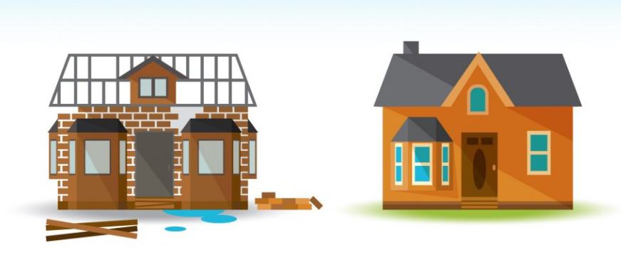 Real estate agent reviewing property listings on tablet